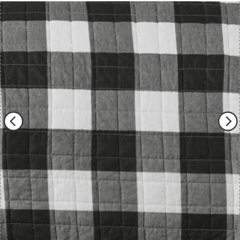 Levtex Home Reversible twin‎ plaid Camden black bedspread set set of 2